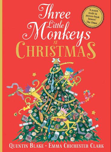 Three Little Monkeys at Christmas by Quentin Blake | 9780008357924