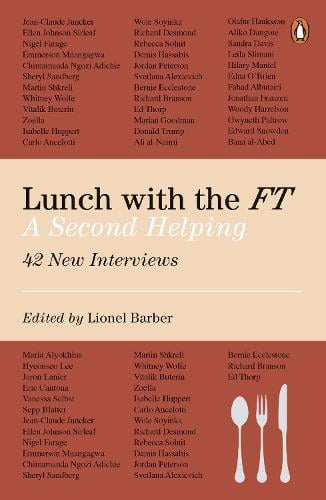 Lunch with the FT by Lionel Barber | 9780241400708